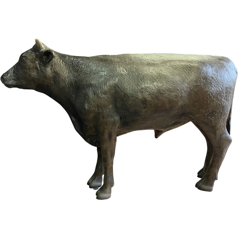 楽天市場】動物 オブジェ 原寸大の黒毛和牛 インテリア イベント