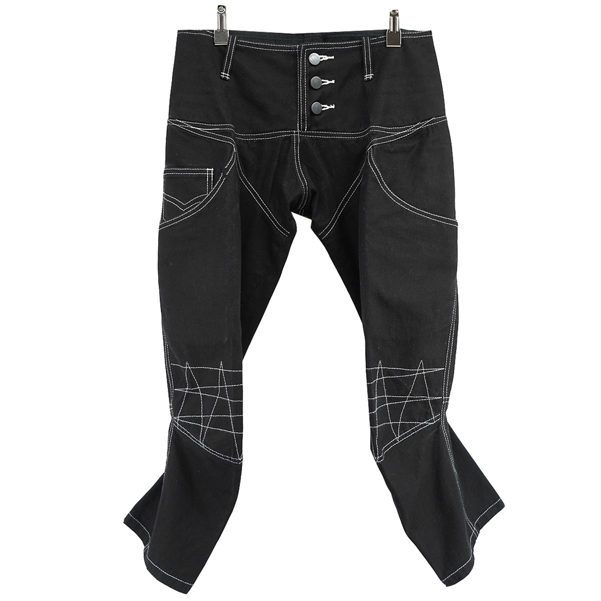 楽天市場】【中古】Nemeth立体裁断 ステッチ デザイン パンツ ブラック