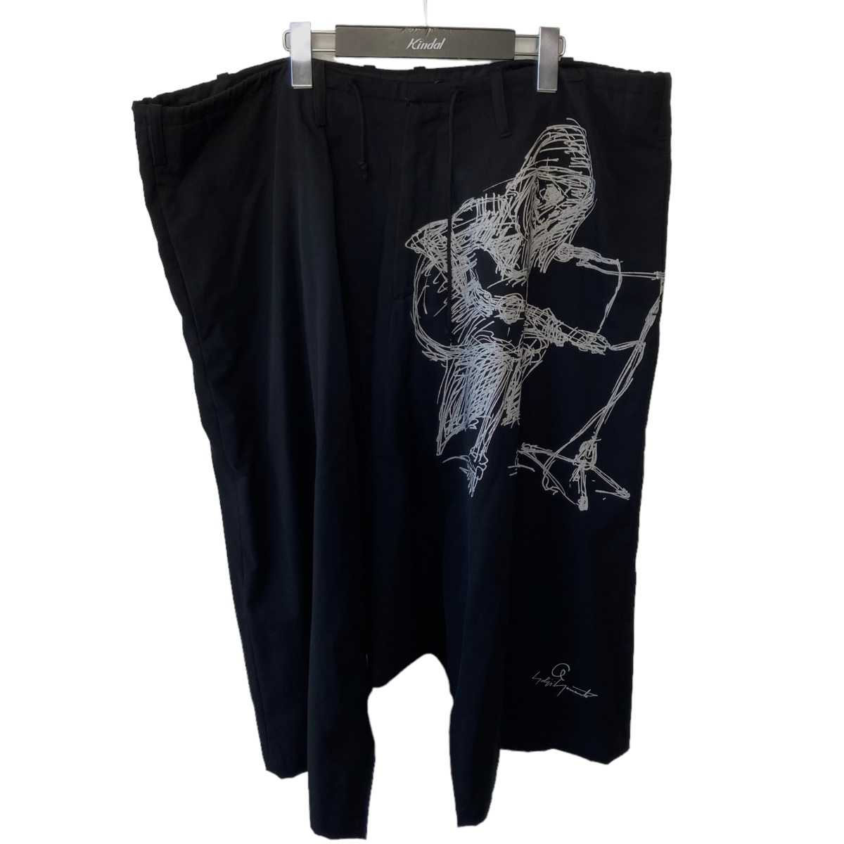 希少】 Yohji Yamamoto 変形サルエルパンツ ブラック 希少】 Yohji