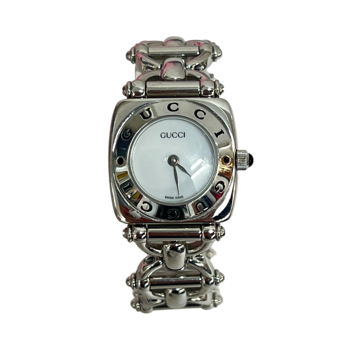 楽天市場】【中古】GUCCIホースビット 腕時計 6400L シルバー【価格