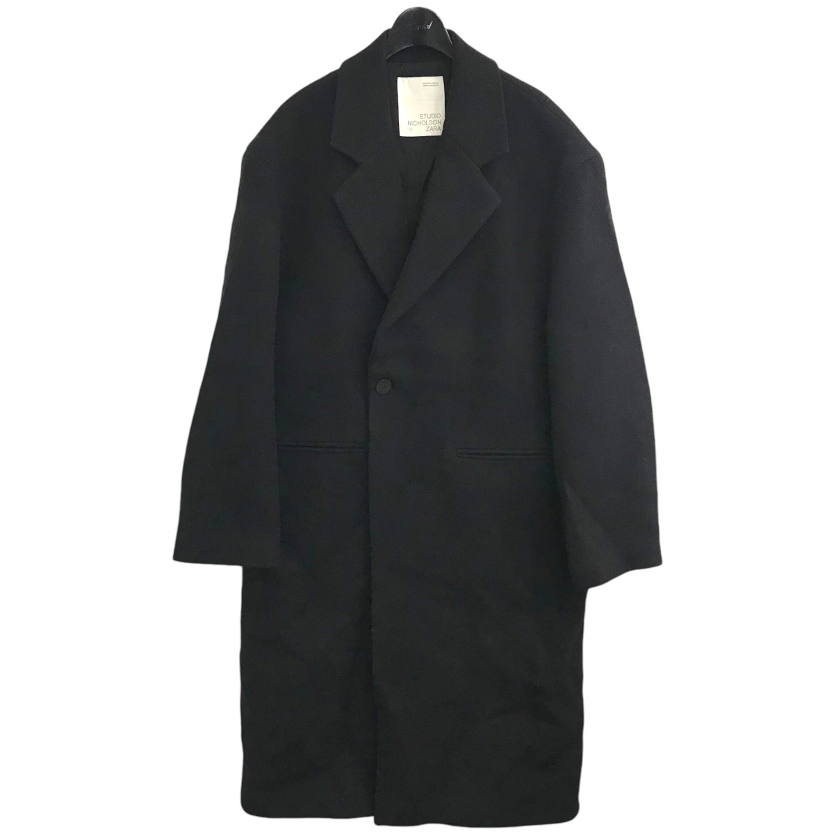 STUDIO NICHOLSON ネイビー チェスターコート サイズ1