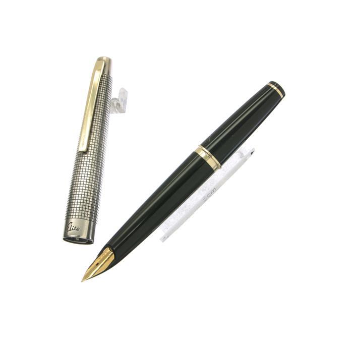 PILOTパイロットエリートスターリングシルバー 万年筆 ペン先/18K-750