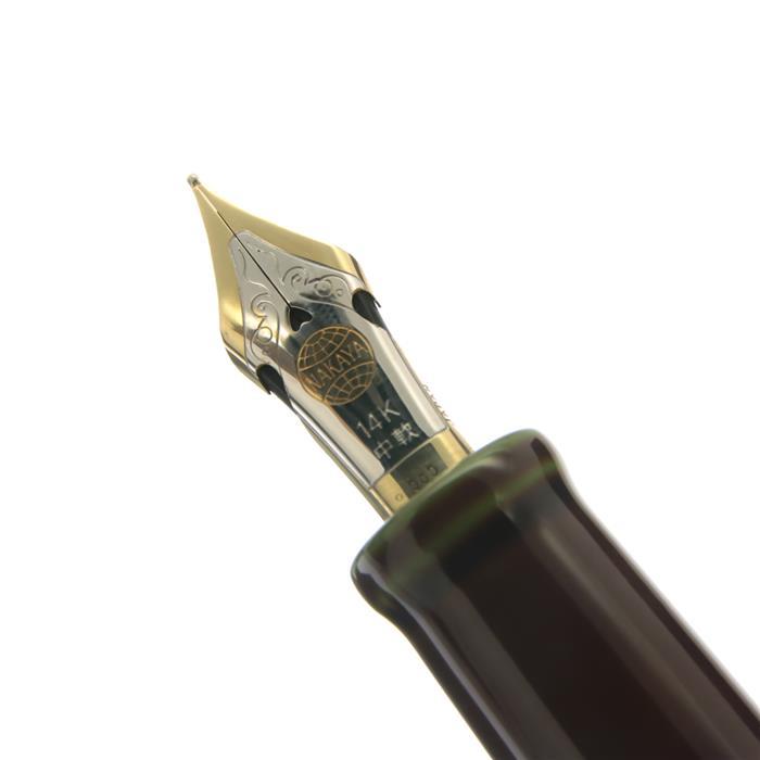 楽天市場】NAKAYA 中屋万年筆 万年筆 背鰭 Ver.2 碧溜 軟中字 (軟ペン