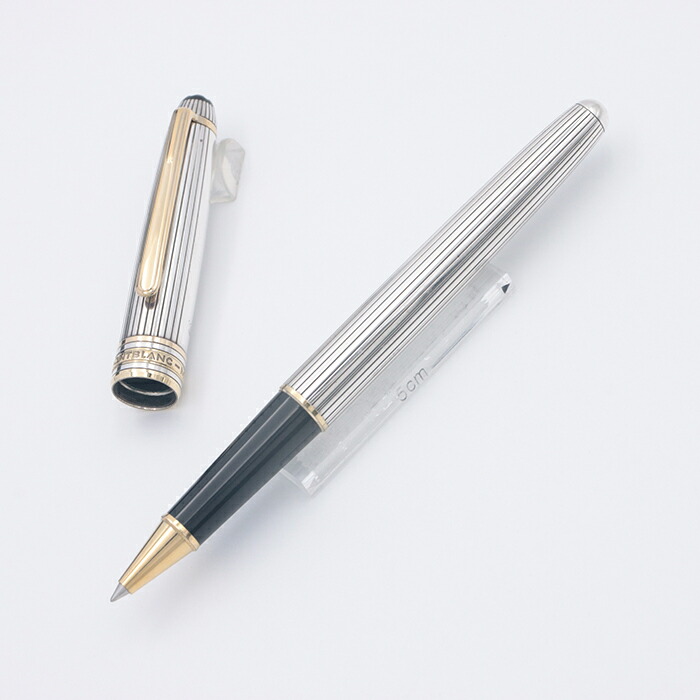 レア モンブラン ソリテール カーボン スチール ボールペン ローラー