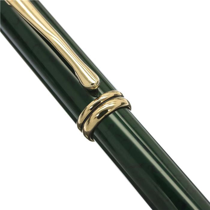 CROSS 万年筆 マーブルグリーン 14K585