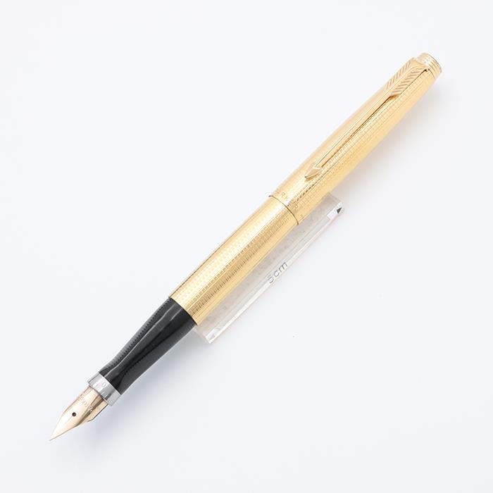 PARKER 万年筆 #75 フラットトップ 0メモリ ペン先14K 65=細字 PARKER
