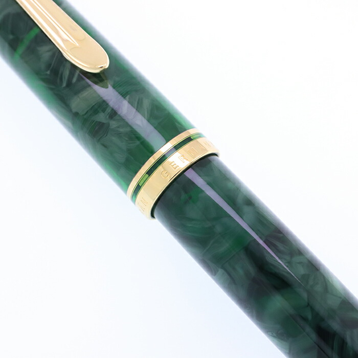 ペリカン 未使用品 M600 F グリーンオーグリーン 万年筆