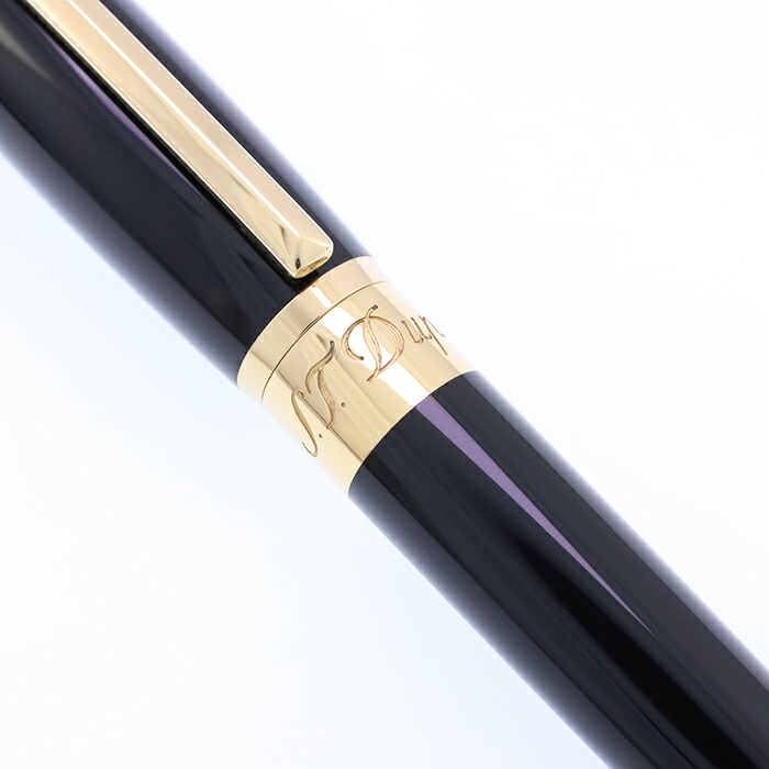 S.T. Dupont 万年筆 ラインD ブラック✕ゴールド S.T.Dupont ラインD