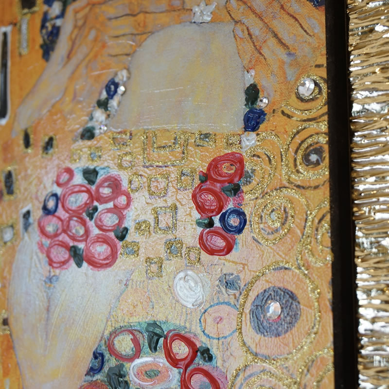 楽天市場】絵画 インテリア クリムト 接吻 Kiss イタリア製 クリムト