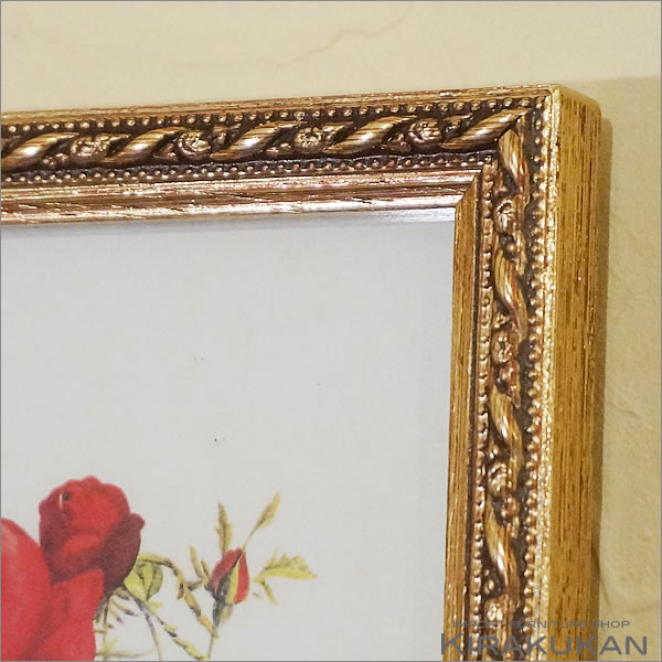 楽天市場】イタリア製 薔薇額絵 ゴールド枠 アクリル板 お得な2枚