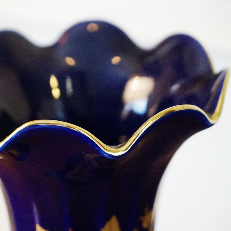 楽天市場】ヴィンテージ ドイツ製 花瓶 ECHT KOBALT フラワーベース