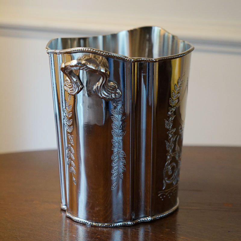 楽天市場】ワインクーラー おしゃれ 真鍮 ブラス製 シルバー