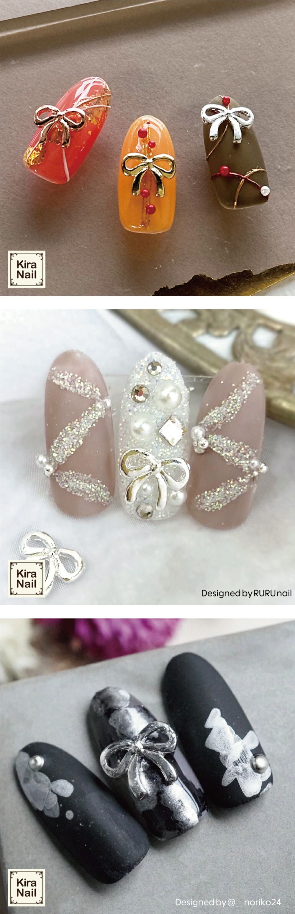 楽天市場】KiraNail WAリボン 5/1個入☆ネイルパーツ ハンドメイド