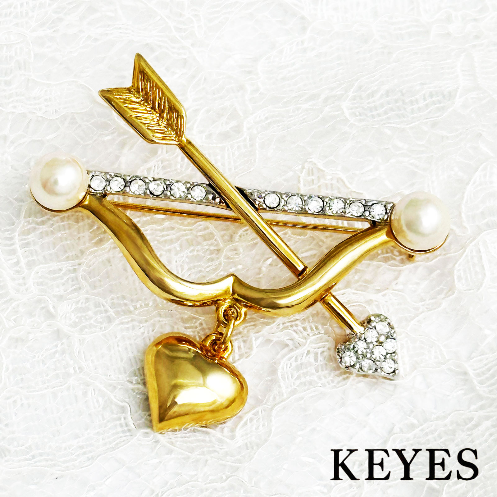 希少！Beatrix Jewelry大ぶり 2wayヴィンテージブローチ9549