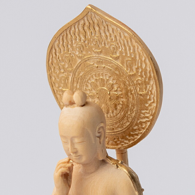 455️ 仏像 胸像 木彫刻 オブジェ