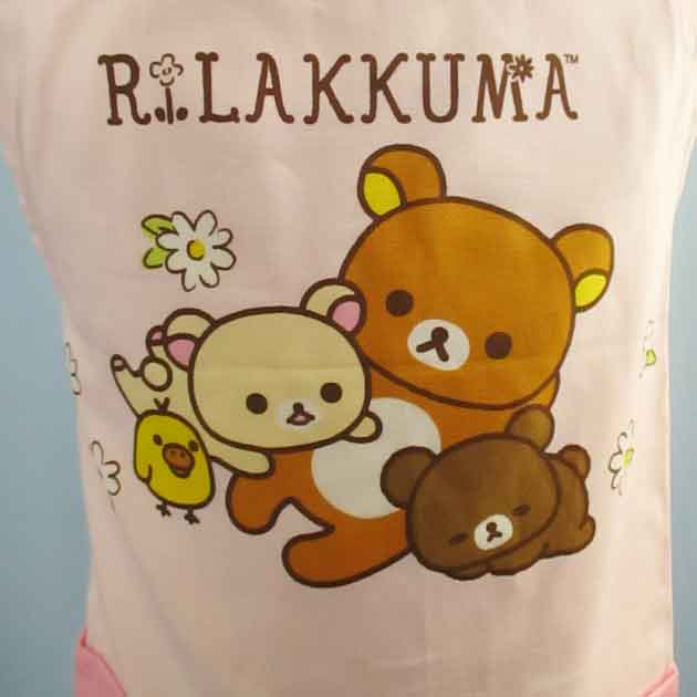 楽天市場】リラックマ/リラクマ☆リラックマエプロン/プリントエプロン