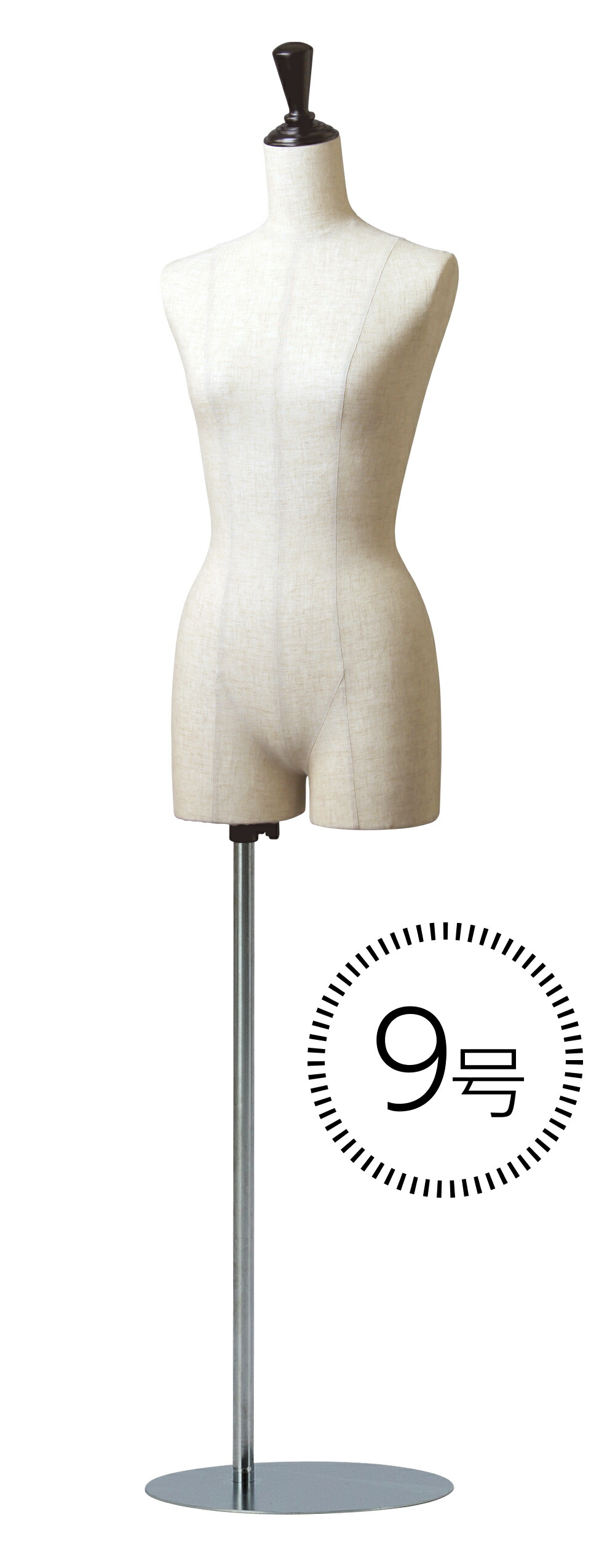 楽天市場】洋裁用 裁断ボディ 丸型スチール台 芯地張マネキン ライン