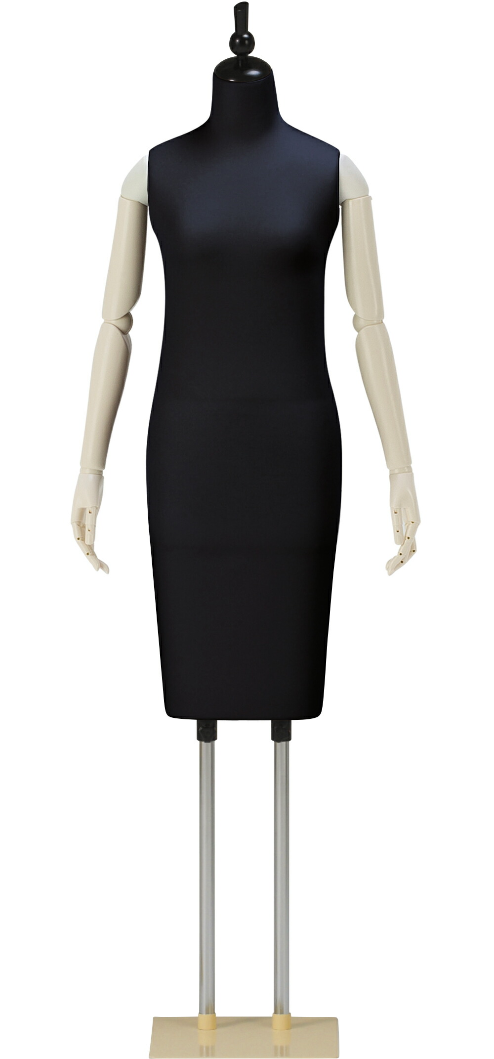 和装トルソー可動腕ブラック 着付け練習用ボディ 和装 和装マネキン腕