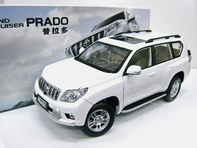 楽天市場】TOYOTA特注 1/18 トヨタ ランドクルーザー プラド (ホワイト