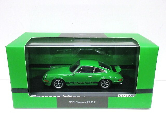 楽天市場】PORSCHE特注 1/43 ポルシェ911 carrera RS 2.7 (グリーン
