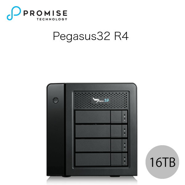PROMISE Pegasus32 R4 16TB HDD 40Gbps TB3