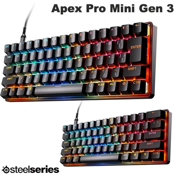 steelseries APEX PRO MINI ゲーミングキーボード ゲーミング