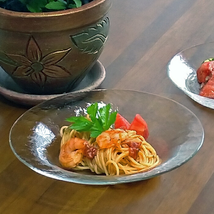 楽天市場】ガラス食器 パスタプレート 23.5cm ギャラクシー 皿