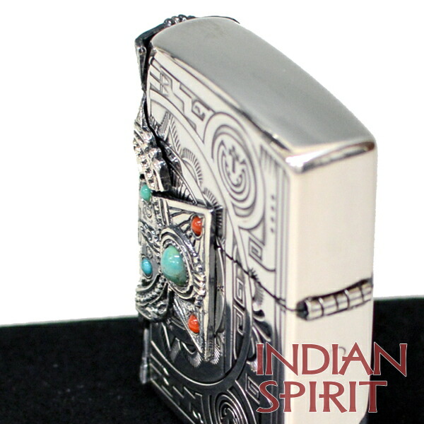 楽天市場】ZIPPO インディアンスピリット クロス / 天然石 ターコイズ