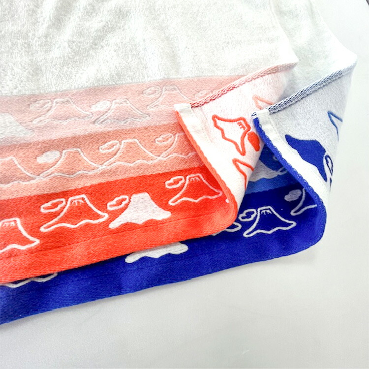 楽天市場】今治タオル フェイスタオル ギフト 富士山 ブルー 木箱入り