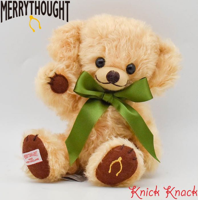 MerryThought 限定版 天使のクマ 緑 チーキー & パンキーコレクション