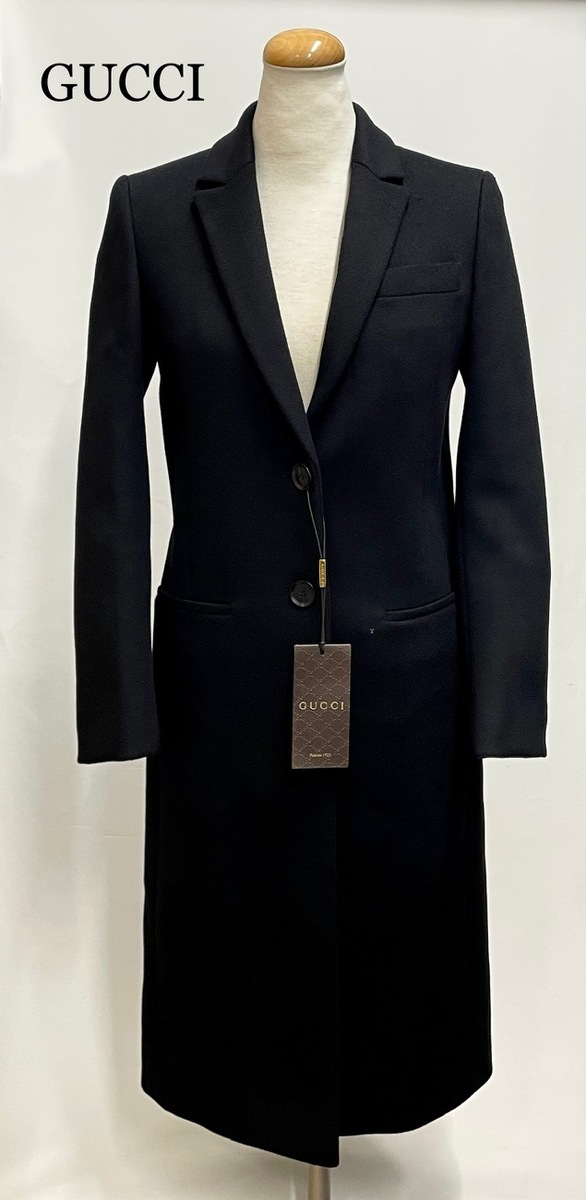 楽天市場】グッチ【GUCCI】ウールコート 36シングルブレスト