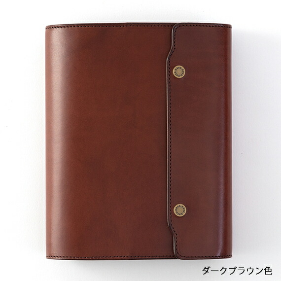 KNOX オーセン 20mm 手帳バイブルサイズダブルホックダークブラウン