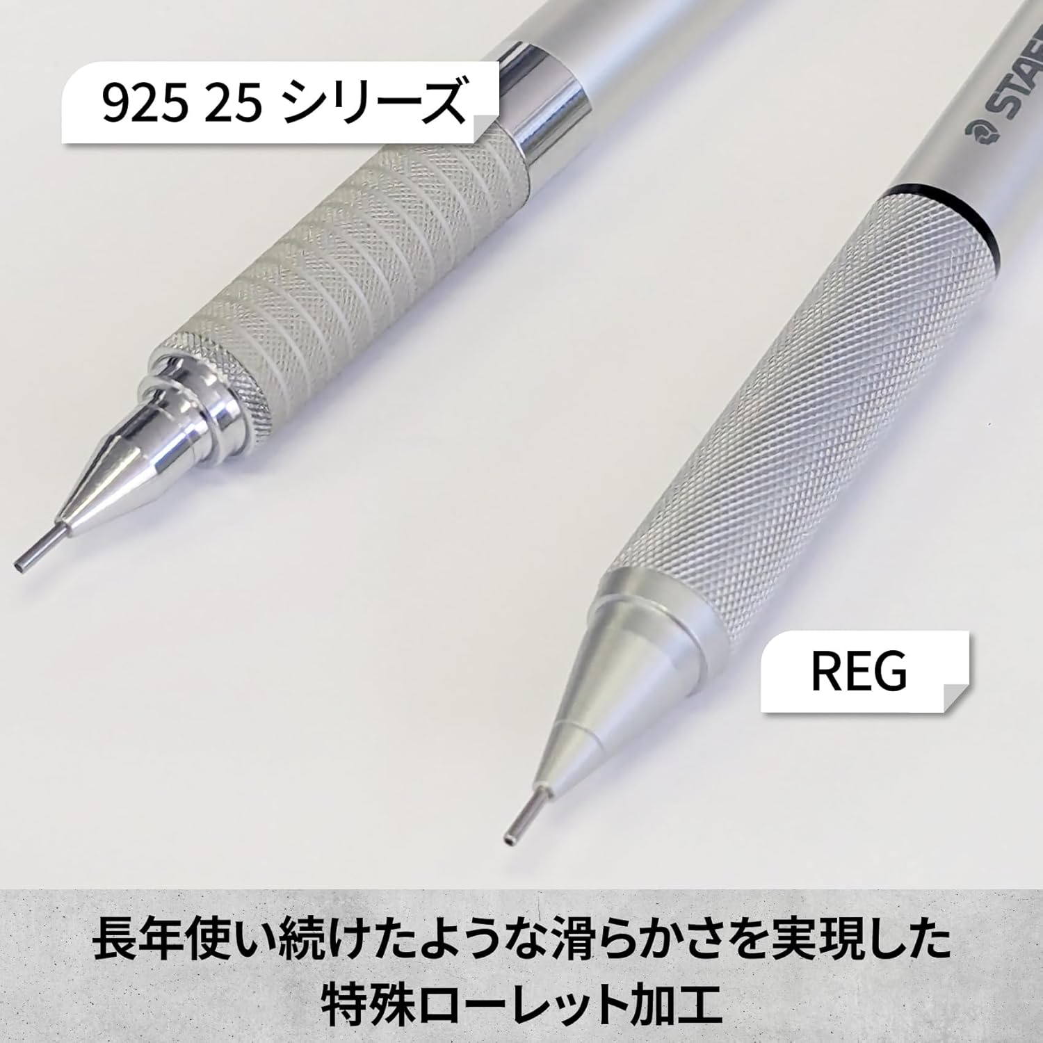 楽天市場】【復刻】ステッドラー REG シャープペンシル シルバー 0.5mm