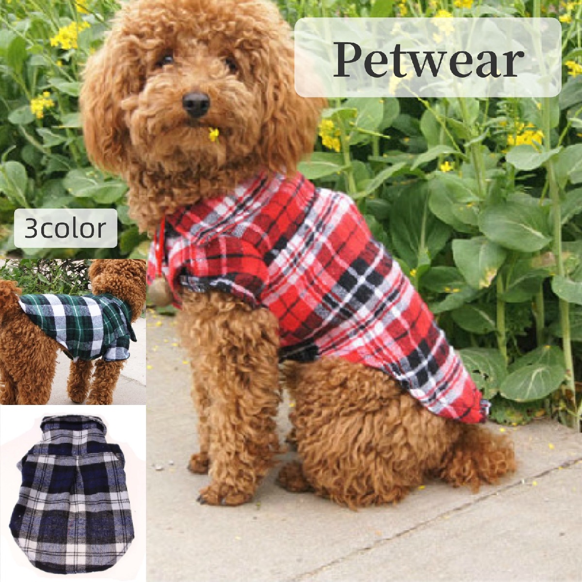 楽天市場】赤 チェック（カラーレッド）（ドッグウェア｜犬用品