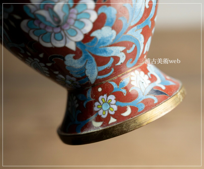 68『七宝焼 花瓶 箱付き』 /骨董品 古美術 古玩 アンティーク 【公式通販】