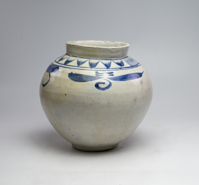 古美術 李朝 染付 徳利(K-A635) 古美術 李朝 染付 徳利(K-A635)