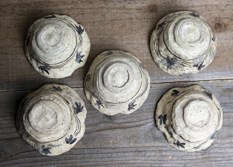 江戸時代後期 絵瀬戸向付 復興織部 再興織部 鉄絵向付 瀬戸焼 美濃焼