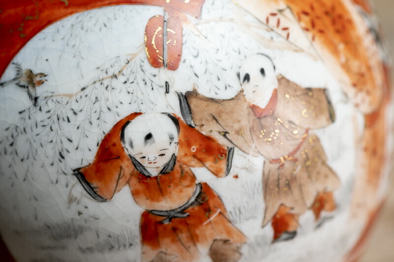 楽天市場】骨董○九谷焼赤絵窓絵瓢型徳利○ | 江戸後期-19世紀頃