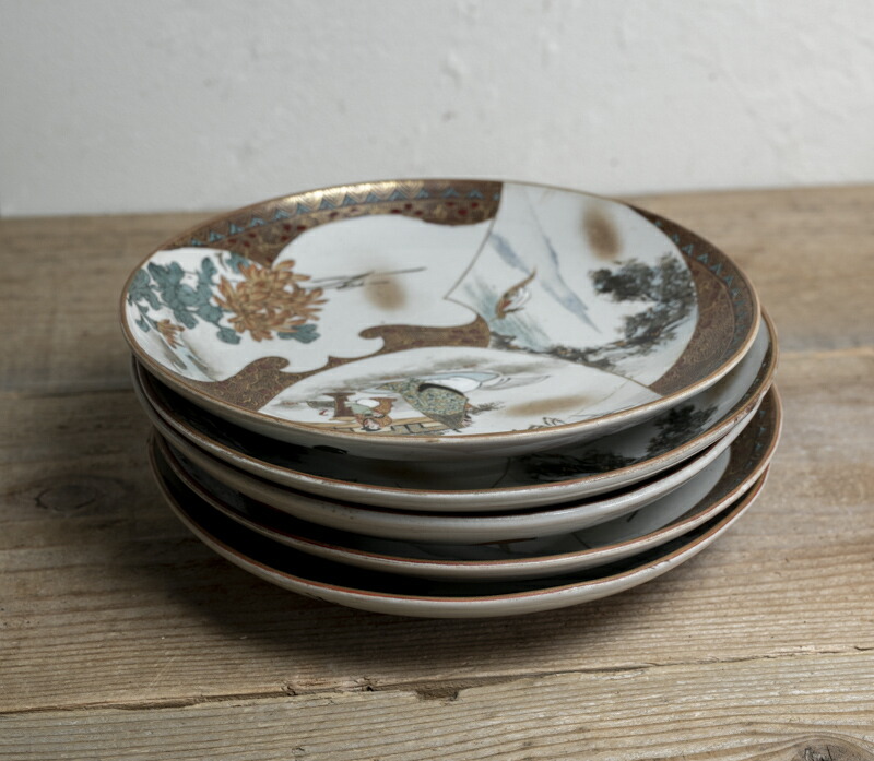 889『織部 蟹 角型 陶板皿』ロ /骨董品 古美術 古玩 アンティーク