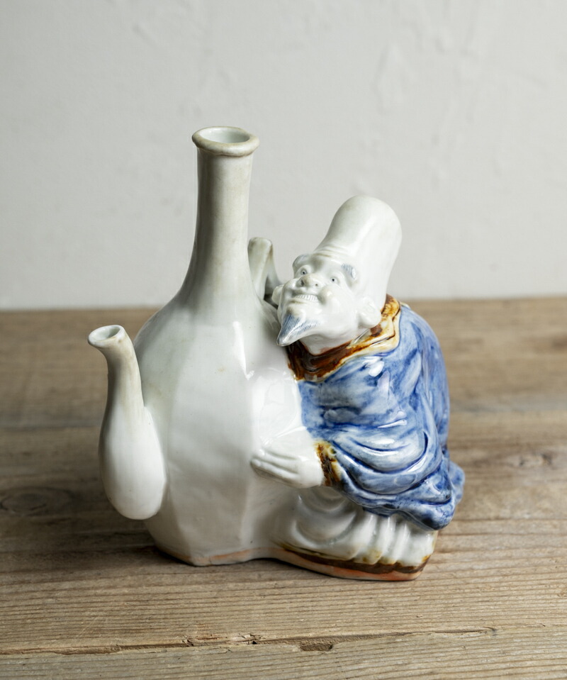 楽天市場】骨董○平戸焼寿老人水注○ | 江戸時代-19世紀頃 | 磁器 | 酒