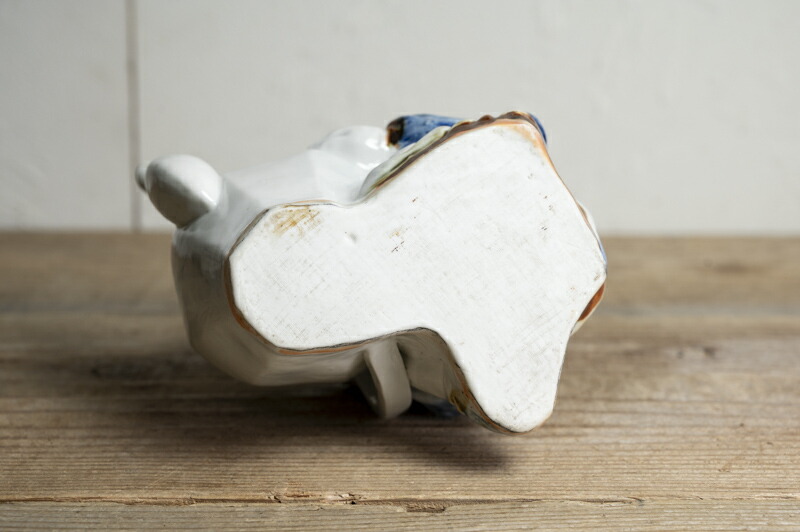 江戸時代 平戸焼水注 人物 高さ約14cm タサチ 東N7-1101☆