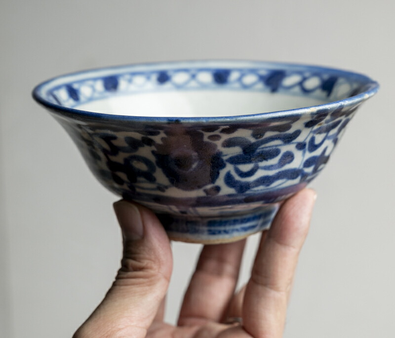 古玩 中国 高麗青磁 青磁 茶碗 亀 時代物