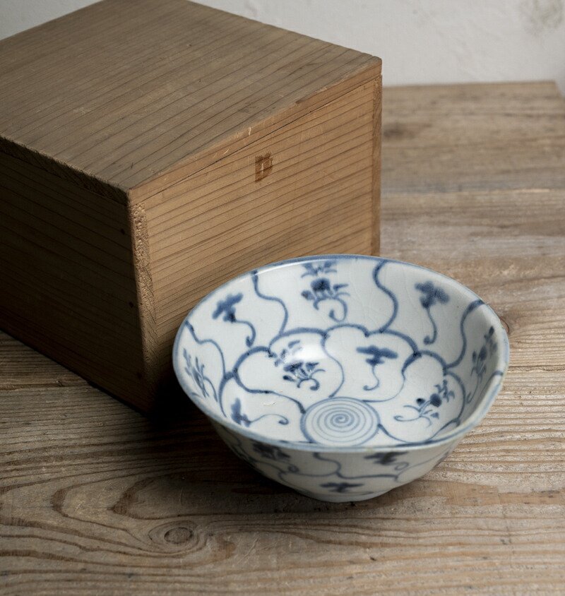 中国陶磁器 染付 清時代 清朝 大清乾隆￼年製￼ お皿5枚セット箱あり