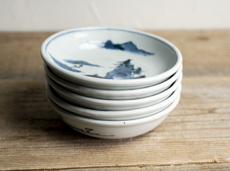 楽天市場】骨董○古伊万里染付山水文深皿○ | 江戸後期-19世紀頃