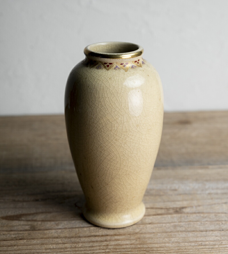 楽天市場】骨董○白薩摩草花文瓶○薩陶山 / 銘 | 大正頃-20世紀前期頃