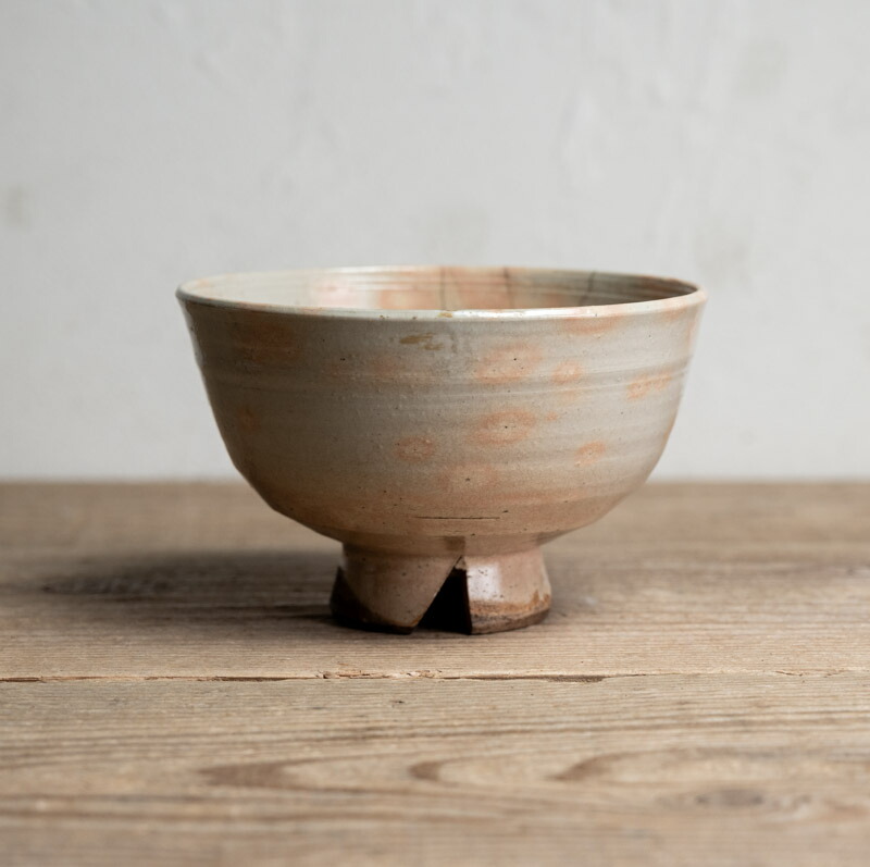 茶道具 時代物 古萩焼のお茶碗 金継 骨董品、美術品 茶道具 時代物