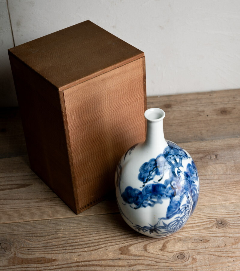 徳利■染付花唐草紋 古伊万里 とっくり 古い酒器 古民具 花瓶 時代物 骨董■ 楽天市場】 ◇ 古伊万里 > 徳利 : 三浦古美術WEB