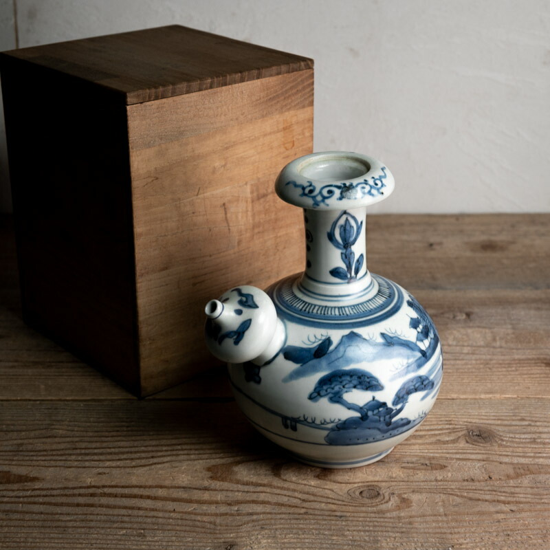 骨董品 江戸前期 染付初期伊万里 コレクション品 骨董品 江戸前期 染付