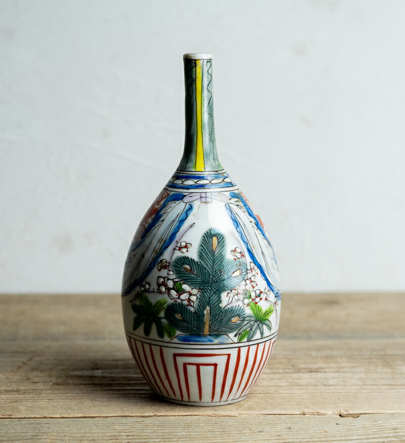 江戸時代 前期 古伊万里 古九谷様式 青磁牡丹文 猪口 筒盃 酒器 ぐい呑