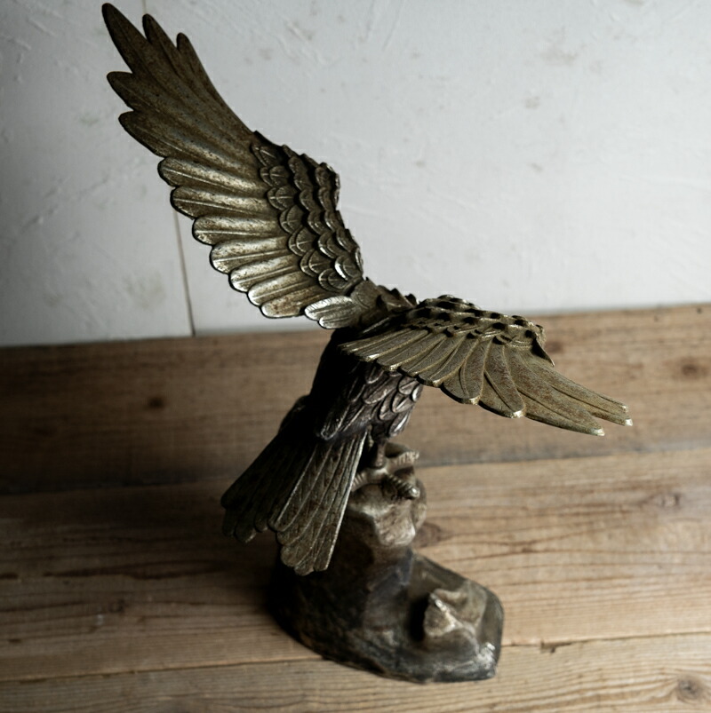 楽天市場】骨董○鷹置物○鍍銀または洋銀 | 大正昭和頃-20世紀頃